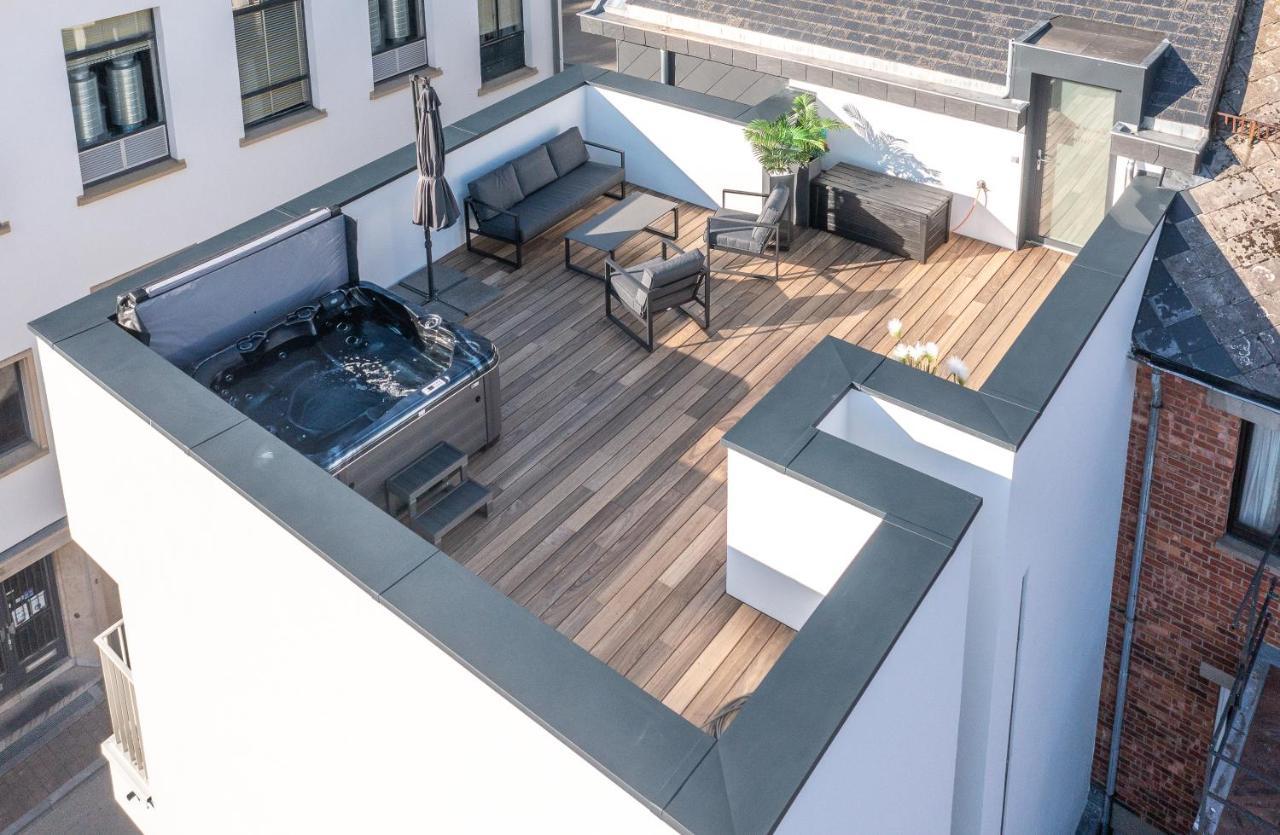 Appartement Avec Rooftop Au Centre De Malmedy Luaran gambar